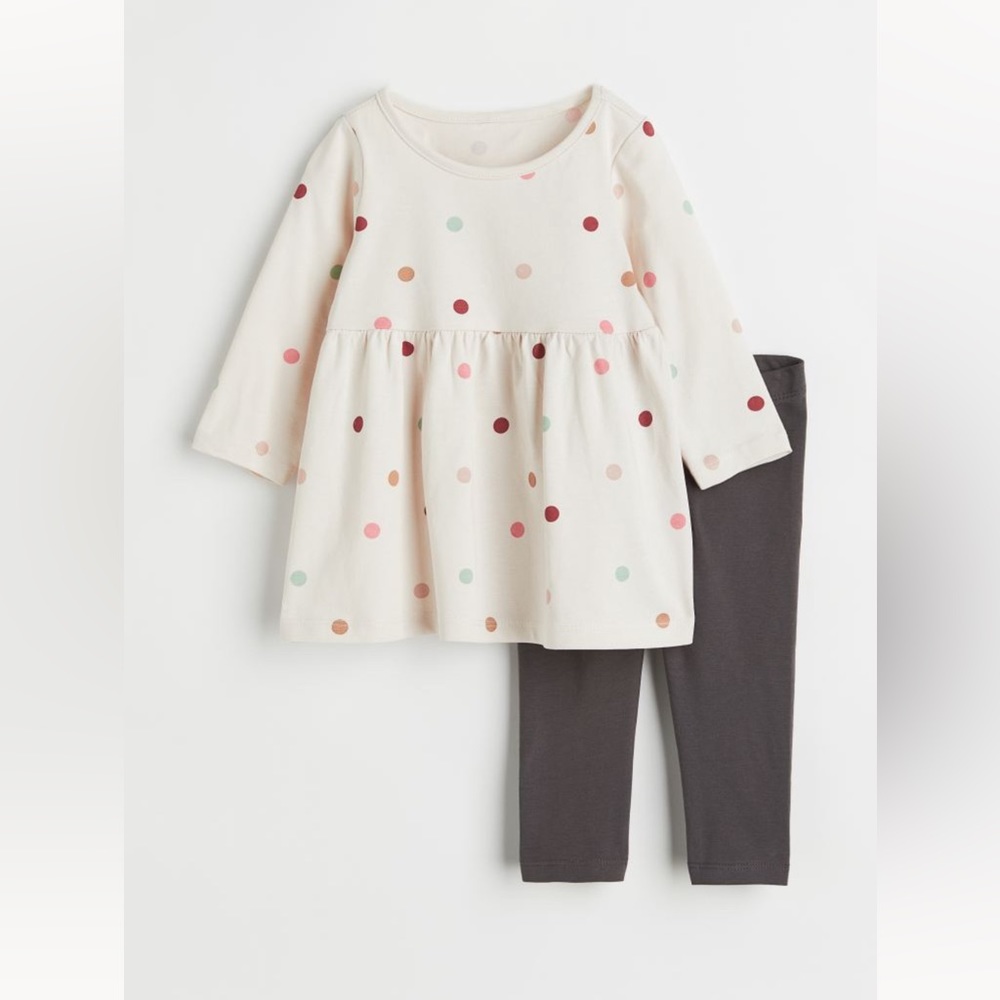 Set of 2 items- dress and leggings